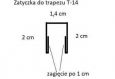 Trapézlemez U szegő T-14 / 2 fm Sötét tölgy MATT kétoldalas (BDT)