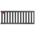 ACO 10305 SELF bordásrács horg.acél, antracit porszórt felülettel 1m