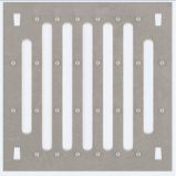 ACO 01599 SELF horg.acél bordás rács udvari lefolyóhoz 25x25cm