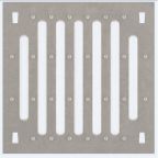 ACO 01599 SELF horg.acél bordás rács udvari lefolyóhoz 25x25cm